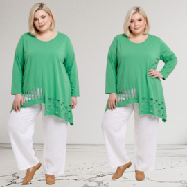 Moonshine katoen tricot A-lijn tuniek stretch apart
