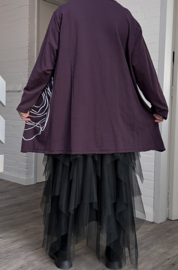 Moonshine jeresy katoen A-lijn tuniek stretch/in meerdere kleuren