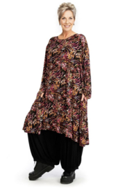AKH oversized viscose tricot A-lijn tuniek  apart stretch