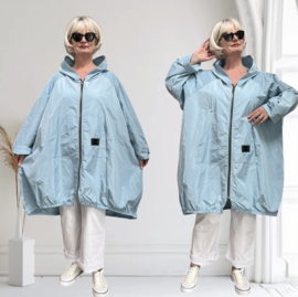 SERANO oversized  tussenjas  waterbestendig met ritssluiting en capuchon /in meerdere kleuren