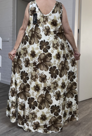 Sissi A-lijn viscose jurk apart