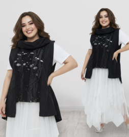 Vincenzo Allocca oversized katoen A-lijn tuniek /aparte/stretch