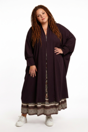 AKH oversized chique A-lijn blazer/vest met zakken apart