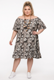 ITALIA oversized viscose A-lijn zomer jurk/in meerdere kleuren