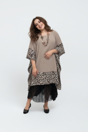 ITALIA viscose tuniek/poncho / in meerdere kleuren