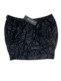 Vincenzo Allocca katoen blouseverlenging zwart/grijs stretch