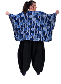 Naveed  oversized viscose punta jersey top