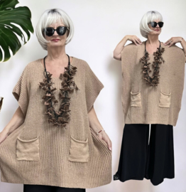 Italia Moda oversized gebreide top stretch