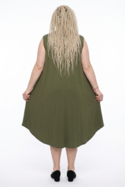 ITALIA MODA viscose A-lijn jurk stretch