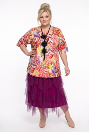 AKH oversized viscose tricot A-lijn tuniek stretch