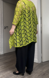 La Bass de modieuze kleuring katoen KANTEN tuniek apart/in meerdere kleuren