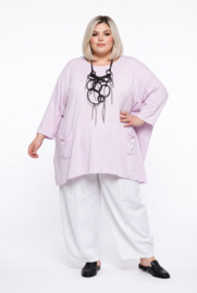 ITALIA Moda oversized viscose tuniek/poncho/niet doorschijnend