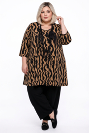 Naveed oversized viscose mix A-lijn tuniek stretch