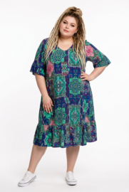 One Summer  viscose A-lijn jurk