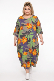 AKH oversized viscose ballon zomer jurk  apart
