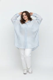 ITALIA oversized viscose blouse/hemd