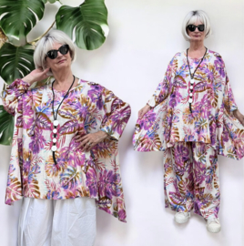 AKH viscose linnen look oversized A-lijn top