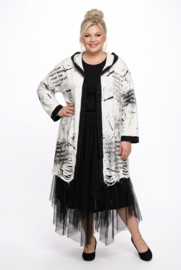 EU Queen design oversized de modieuze kleuring katoen A-lijn jas/blazer stretch