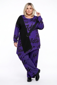 FUNKY DIVA  oversized viscose mix A-lijn tuniek stretch