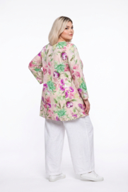 Ophilia viscose A-lijn tuniek  met aparte decolleté stretch