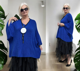 ITALIA oversized acryl mix gebreide top