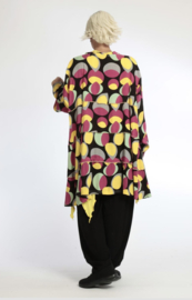 AKH oversized viscose/linnen  A-lijn blazer/tuniek apart
