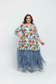 MB viscose  A-lijn tuniek stretch