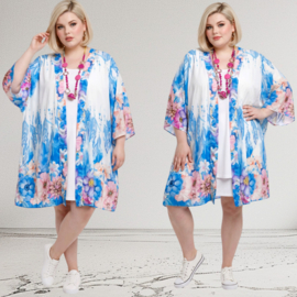 ITALIA MODA  oversized viscose zomer vest