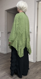 Moonshine de modieuze kleuring katoen  A-lijn tuniek/jurk stretch apart /in meerdere kleuren