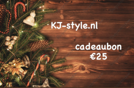 cadeaubon 25 euro