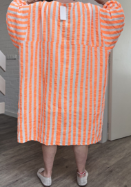ITALIA MODA oversized katoen mousseline tuniek/jurk jurk /in meerdere kleuren