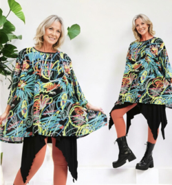 AKH oversized katoen A-lijn tuniek/top  apart