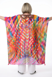 ONE OF A KIND  zomer poncho/tuniek ( extra groot)
