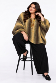 LIVANS alpaga/wolmix  oversized gebreide top stretch /in meerdere kleuren