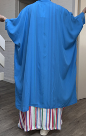 AKH oversized chique A-lijn blazer/vest met zakken apart