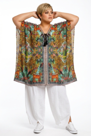 ONE OF A KIND  viscose zomer poncho/tuniek