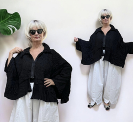 Vincenzo Allocca oversized vest/blazer/apart stretch zwart