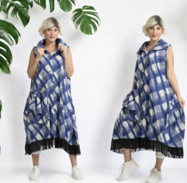 AKH viscose  A-lijn jurk/hemd/blazer stretch