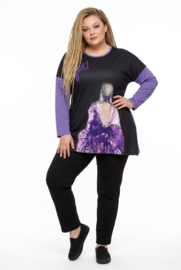 CN-G viscose A-lijn top/tuniek  stretch