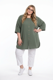 ITALIA MODA  linnen/katoen set  A-lijn blazer + tuniek/in meerdere kleuren