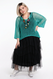 ITALIA katoen oversized gebreide top /in meerdere kleuren