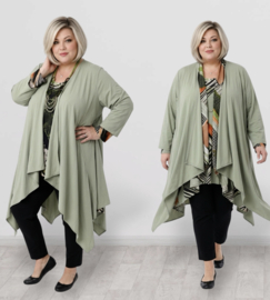 Moonshine oversized jersey  katoen vest stretch