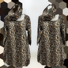 Vincenzo Allocca oversized viscose  A-lijn tuniek apart 