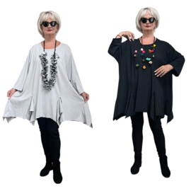 Moonshine katoen A-lijn tuniek stretch / in meerdere kleuren