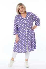 AKH oversized viscose A-lijn blazer/vest