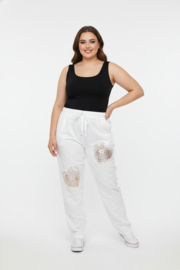 ITALIA katoen jeans broek met hart/apart/ veel stretch/in meerdere kleuren 