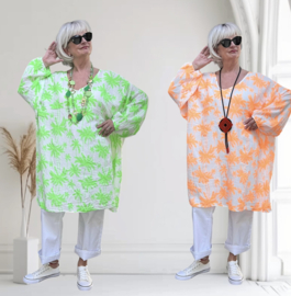 ITALIA MODA oversized katoen mousseline tuniek/in meerdere kleuren