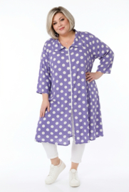 AKH oversized viscose A-lijn blazer/vest