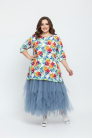 MB viscose  A-lijn tuniek stretch