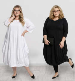 Moonshine katoen ballon jurk stretch / meerdere kleuren